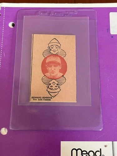 1927 W560 Hand Cut Baseball Herb Pennock #NNO