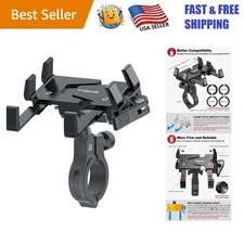 Universal Bike Phone Mount with Anti-Vibration Design - Fits 4.5-7" Phones