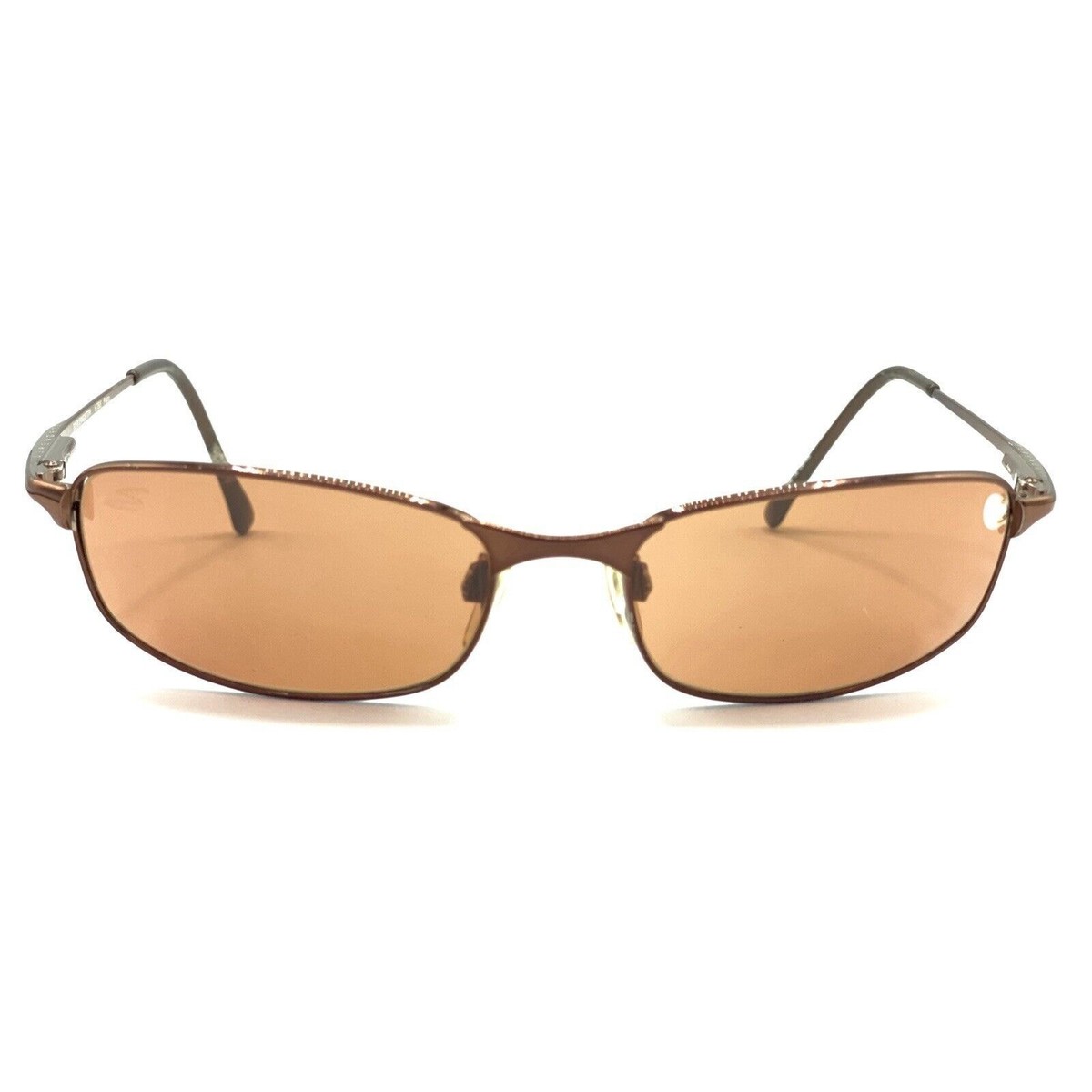 Serengeti Prato 6788 Brown Copper Metal Oval Sunglasses Brown Lens