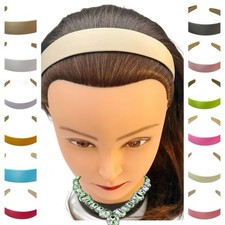 NEW 1-inch WIDE SATIN HEADBAND SELECT COLOR FREE USA SHIPPING