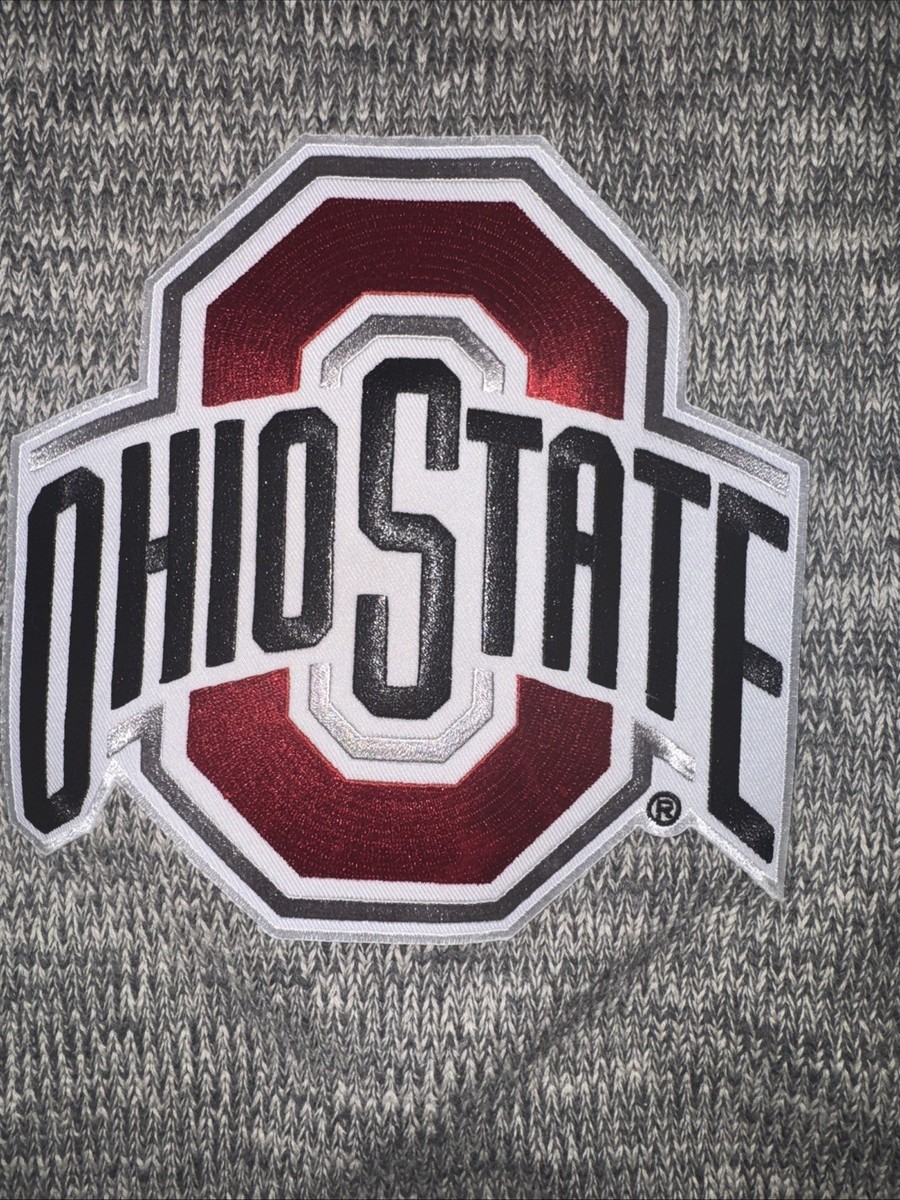 Block O Embroidered Ohio State Buckeyes Sweater Vtg Bruzer Renu Crewneck M/L View 3