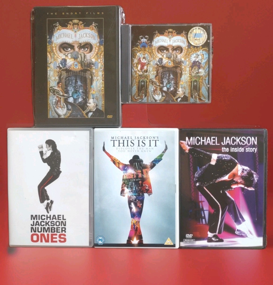 Dangerous: the Short Films by Michael Jackson (CD & DVD) Number Ones/This Is It+