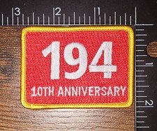 Boy Scouts of America Troop 194 10ths Anniversary Uniform Number Patch