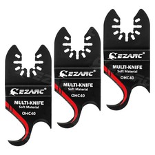 Oscillating Multi Tool Hook  Blade, 3PCS Multitool Saw Blades for Cutting Soft