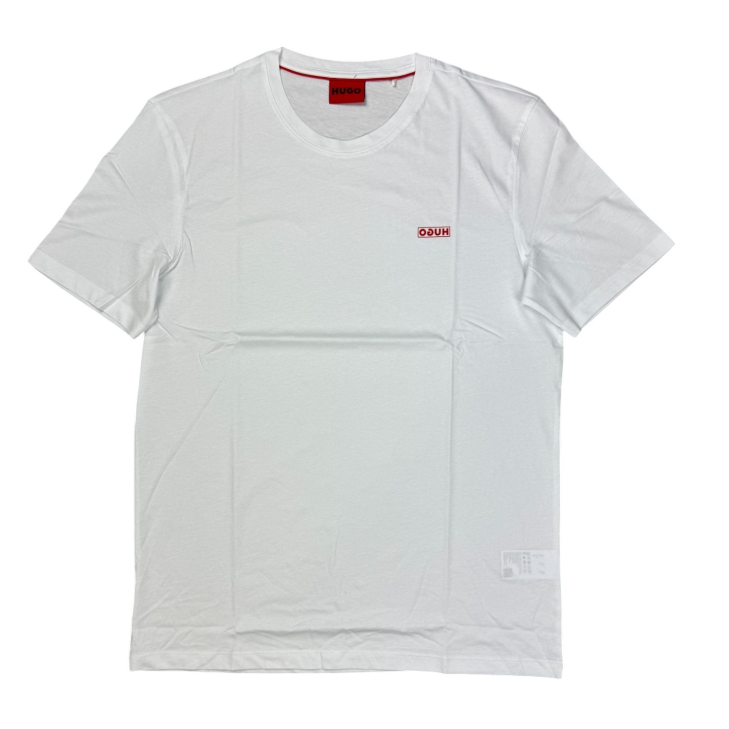 HUGO T-Shirt Mens White Round Neck Short Sleeve With Logo - Dero Size M thumbnail 5