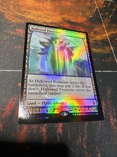 FOIL HALLOWED FOUNTAIN Masterpiece Series: Zendikar Expeditions Unplayed • Mtg