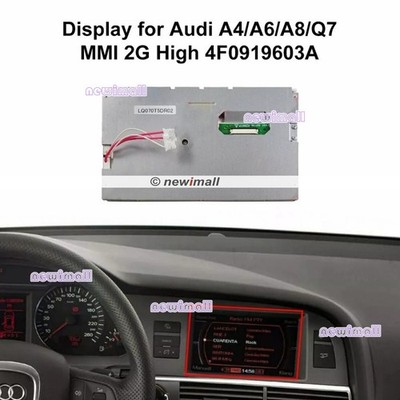 Original 7'' Display for Audi A4 A6 A8 Q7 MMI 2G High 4F0919603A   BE9399 *gb