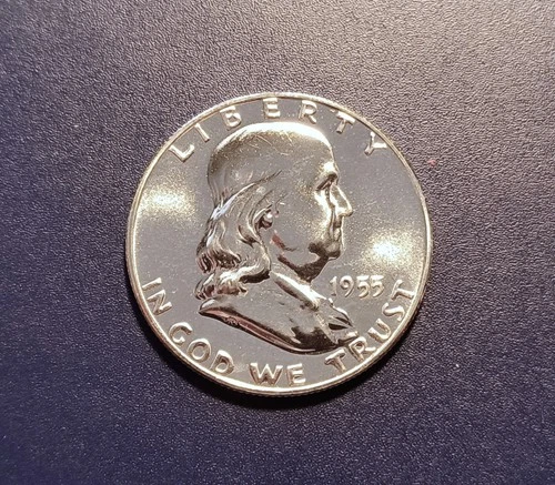 Blazing Gem Proof 1955 Franklin Half Dollar