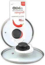 Glasdeckel für Pfanne oder Kochtopf – 16/18 / 20/22 / 24/26 / 28/30 cm – Transpa