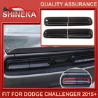 Smoked Tail Light Covers Rear Light Guards Trim for Dodge Challenger 2015-2023