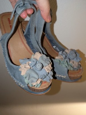 Miss Sixty MS-Tamara Platform Women Shoes Blue 6.5 Y2K