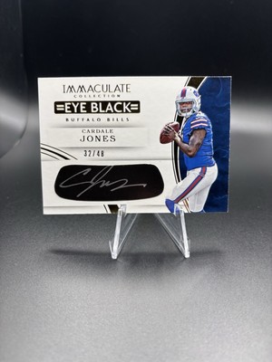 2016 Panini Immaculate Collection Eye Black Rookies Auto Cardale Jones /48 OSU