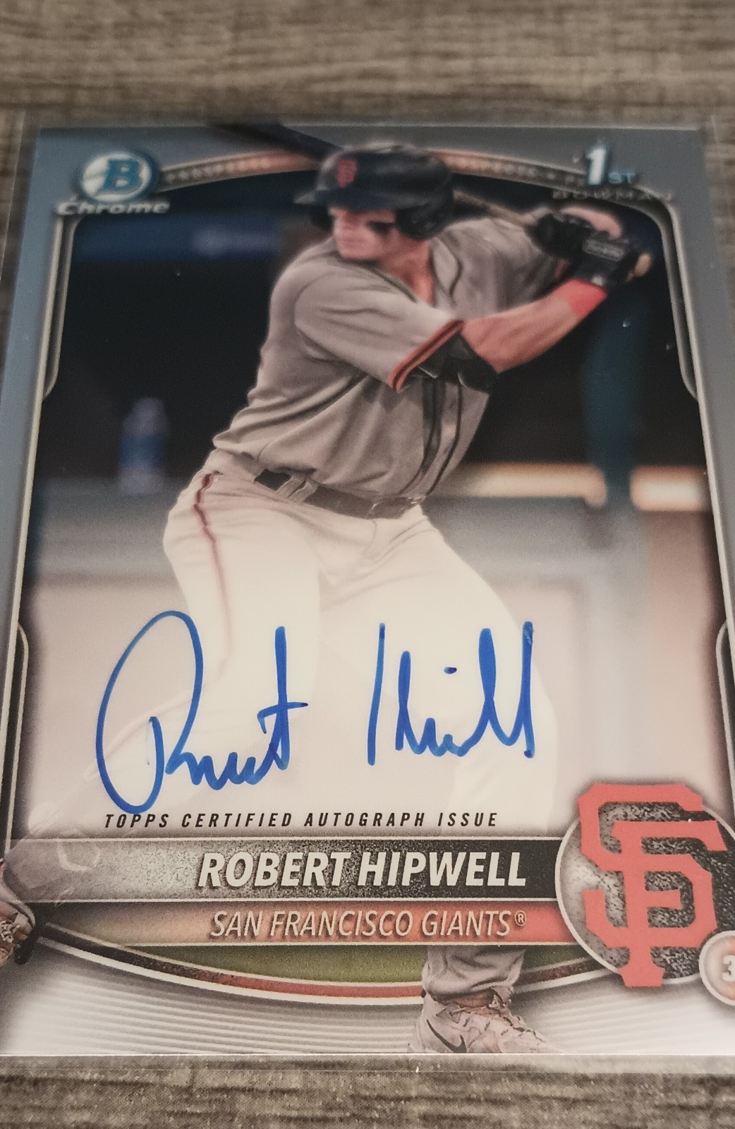 2025 Bowman Chrome - Prospect Autographs Robert Hipwell, Robert Hipwell #CPA-RH