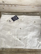 WRANGLER Men's WHITE Sport Western Shirts Pearl Snap Long Sleeve Brand New LARGE