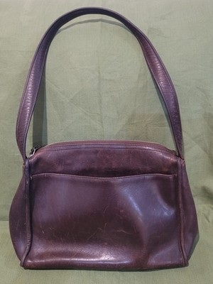 COACH ボディバッグ ブラウン Vintage 90s COACH Aero Pocket B9 Z-9052 Brown Leather Shoulder Bag
