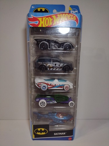 Mattel Hot Wheels Batman 5 Vehicle Set NEW IN STOCK