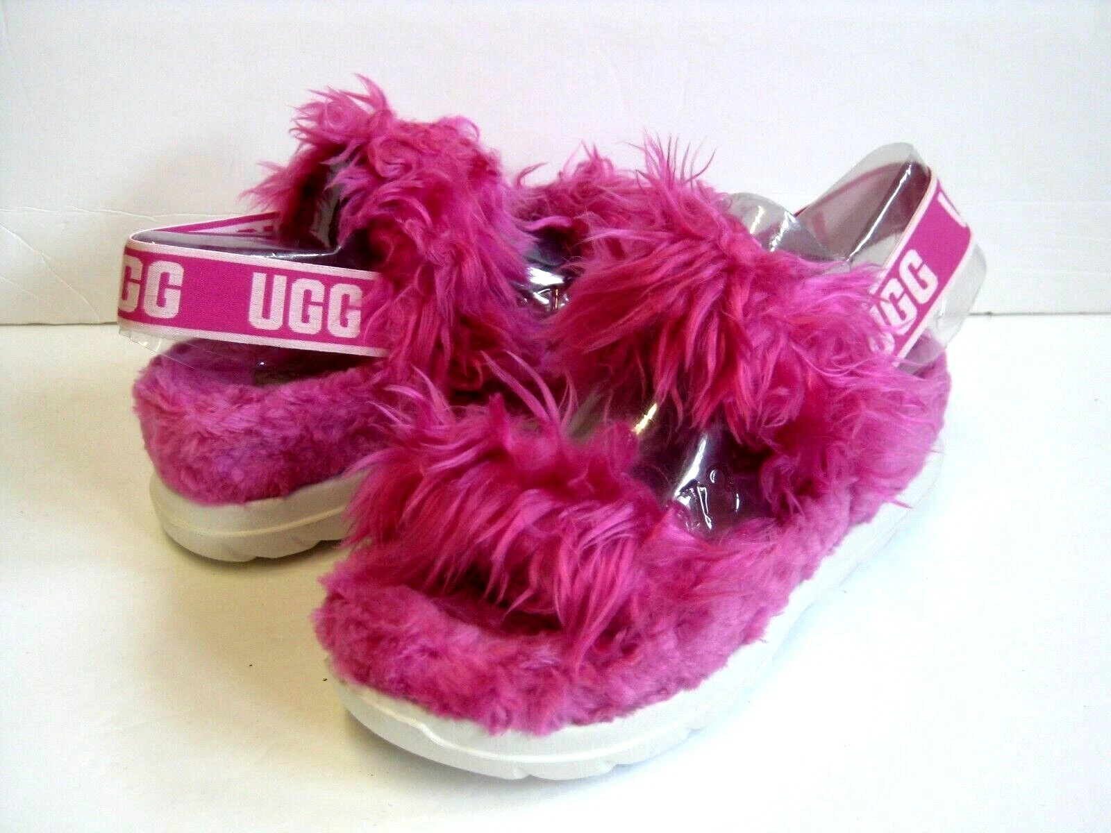 UGG FLUFF SUGAR SANDALO DONNA FRUTTO DEL DRAGO US 9 UK 7 EU 40