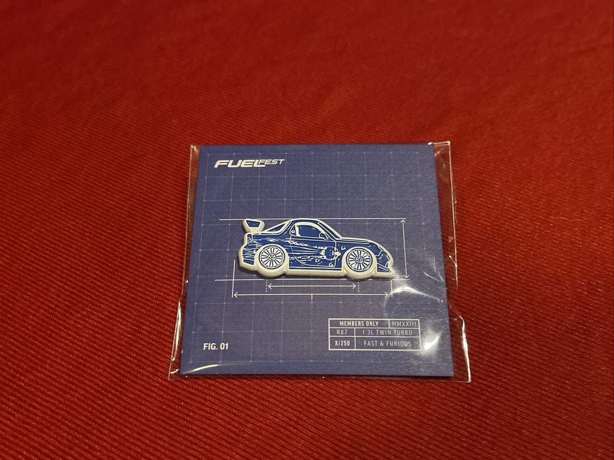 Leen Customs Blueprint Fast & Furious FuelFest FD Mazda RX7 Pin