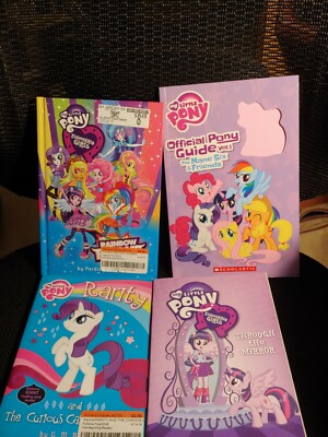 My Little Pony and Equestria Girls Books Lot of 3 Chapter Books