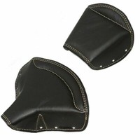 FüR Royal Enfield Ariel Triumph Lycett Kunst Leder Vorne & Hinten Sitzbezug