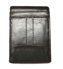 Front Pocket Wallet with Magnetic Money Clip - Black - New
