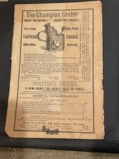 Vintage Salesman Sample Catalogue Novelty Or Hardware Late 1800&rsquo;s.