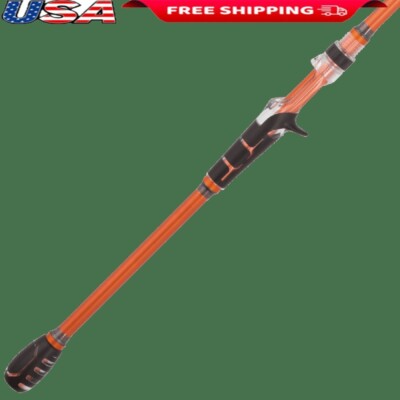Shock Casting Rod 90'' Heavy Power Fast Action Durable Guides Ergonomic Handle US