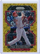2022 Panini Prizm Paul Goldschmidt Gold Donut Circles /10 SSP Cardinals #131