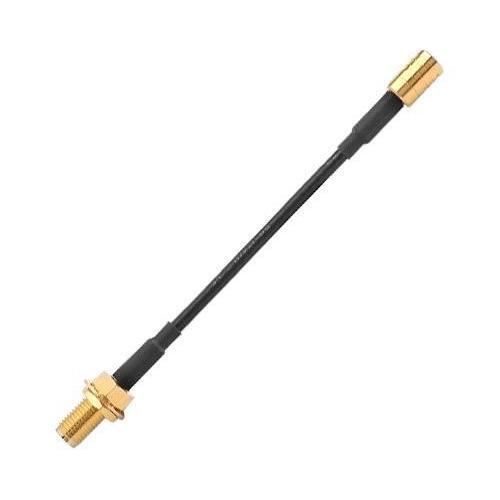 Adaptateur SMB Femme Vers SMA Mâle 50 Ohms - Connecteur RF Coaxial Doré - Haute Fréquence