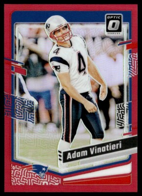 2023 Donruss Optic Red 62/99 Adam Vinatieri #128 GS1