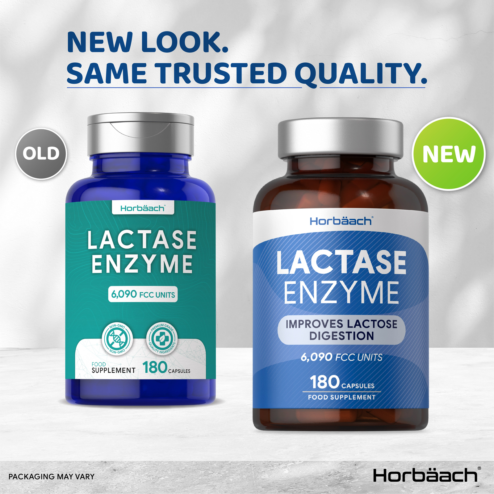 Lactase Enzyme 6,090 FCC Units 180 Capsules By Horbaach eBay