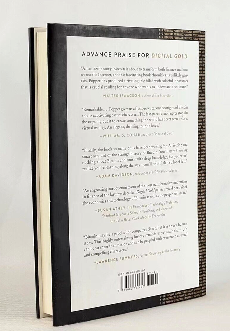 DIGITAL GOLD: BITCOIN AND THE INSIDE STORY by Nathaniel Popper Hardcover  9780062362490| eBay