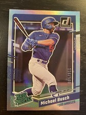 2023 Donruss Baseball - Michael Busch Rated Prospect Career Stat line #116/500