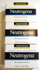Lot Of 3 Neutrogena Facial Cleansing Bar Soap 3.5oz