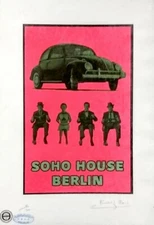 Volkswagen, Soho House, Berlin, Ltd. Ed. Print, 22'x 15'x Signed Fairchild Paris