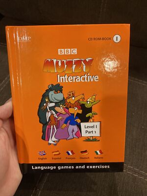 BBC Muzzy Level 1 Part 1 CD ROM-Book Interactive Games And Exercises ￼