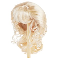Bleach Blonde Monique Synthetic Mohair Clarissa 14"-15" Doll Wig