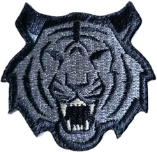 MSM TIGER HEAD MILSPEC MONKEY MILITARY TACTICAL BLACK OPS ACU DARK HOOK PATCH