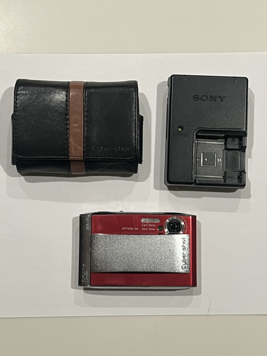 Sony Cyber Shot DSC-T5 5.1MP 3x Comp Digital Camera Red From Sony Cyber Shot DSC-T5 5.1MP 3x Comp Digital Camera Red From