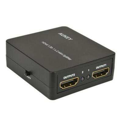 AUKEY HA-H01 1x2-Port HDMI Audio Video1.3b Mini Splitter w/3D & 1080p Support