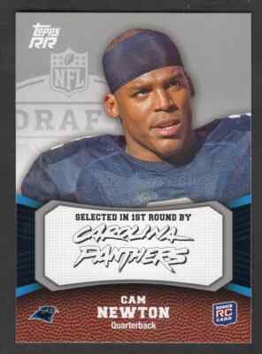 Cam Newton 2011 Topps Rising Rookies Rookie Card #130; Carolina ...