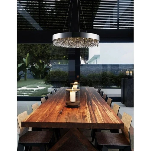 Maxim Mystic 16-light LED 24 in. Single Pendant Ceiling Light, Polished chrome - Picture 3 of 3