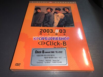 Click-B 2003 #3 Live Concert DVD Rare New Sealed All Region Click
