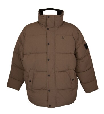 CK CALVIN KLEIN JEANS Jacke blau unter wintergepolsterten Daunenjackentaschen vo