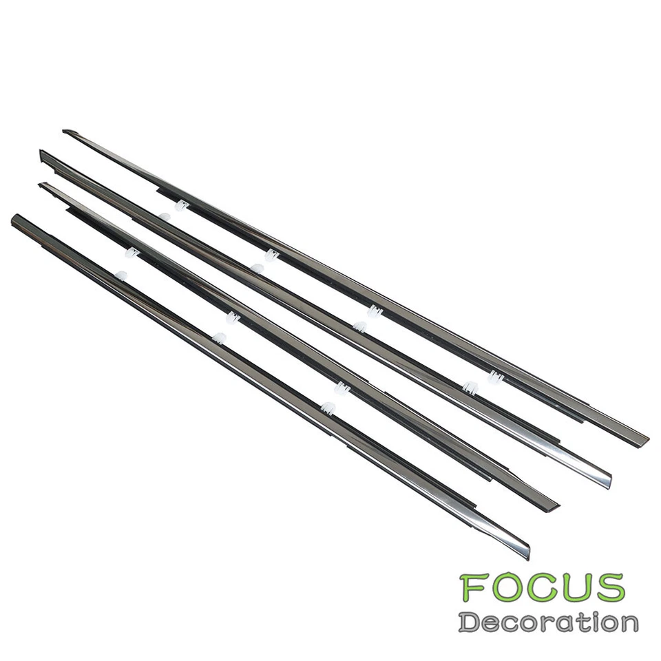 Cinturón de sellado de moldura de ventana cromado para Honda Accord 2008-11 2012 Foto 2 de 4