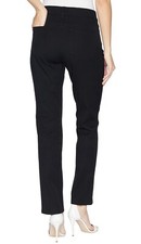 Chaps Women’s Straight Bl-stretch Twill-pants, Black, 2