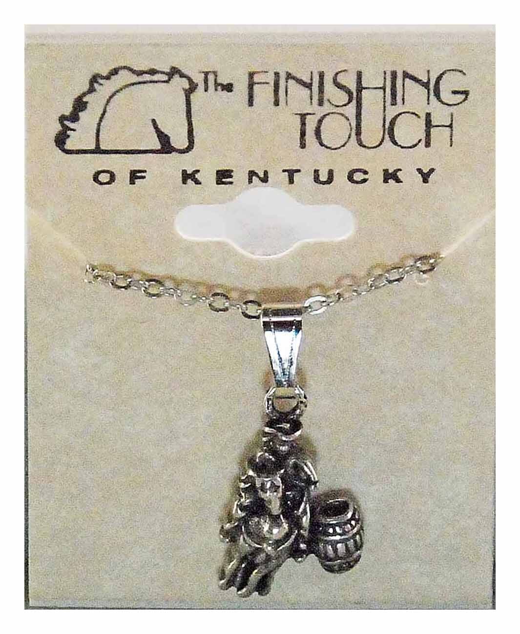 Завершающий штрих модного ожерелья Barrel Racer - Серебро - 1