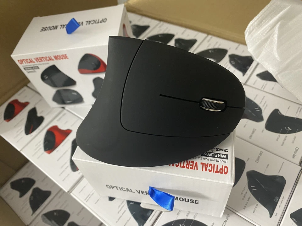 2.4ghz RF Wireless Vertical Ergonomic Mouse - Image 3 of 4