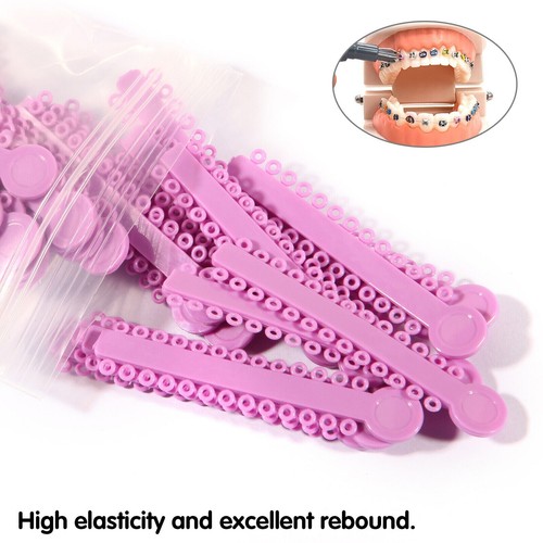 Dental Orthodontic Elastic Ultra Power Chain/Ligature Ties for Braces 44 Color - Picture 209 of 253