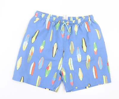 Dunnes Stores Herren blau Polyestermischung Sweat Shorts Größe W26 Draw